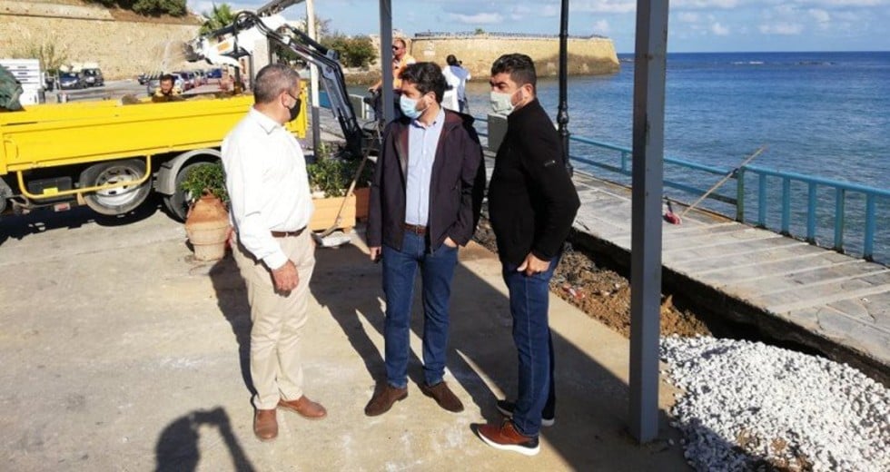 Χανιά: Εργασίες αποκατάστασης ζημιών από την τελευταία κακοκαιρία