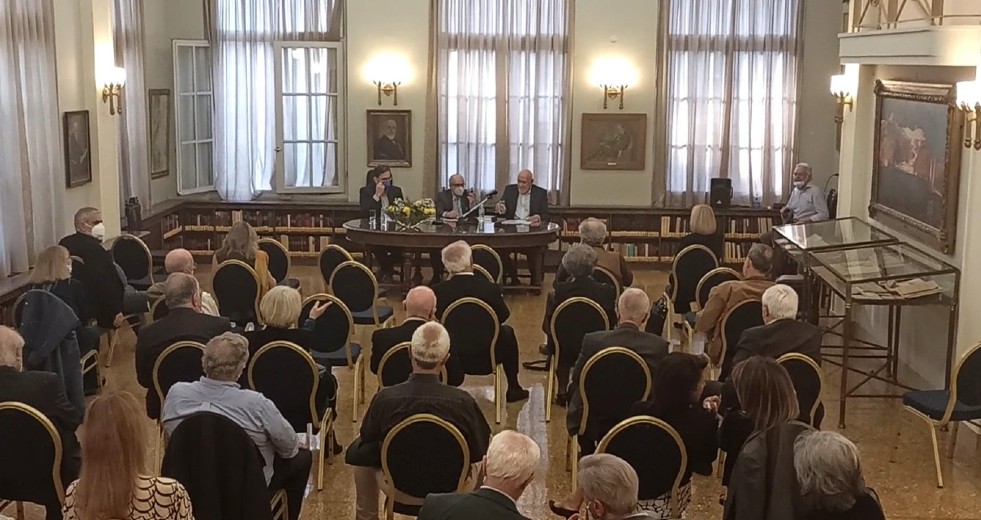 Στο Μουσείο Ιστορίας Ελευθερίου Βενιζέλου παρουσιάστηκε το βιβλίο του Μάνου Κουμεντάκη