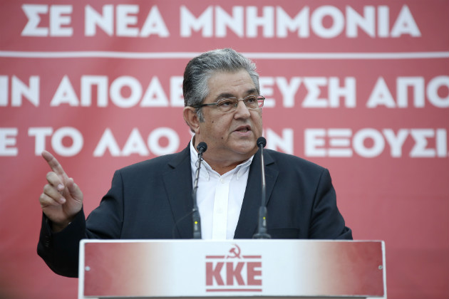 Απορρίπτει το δίλημμα του δημοψηφίσματος το ΚΚΕ