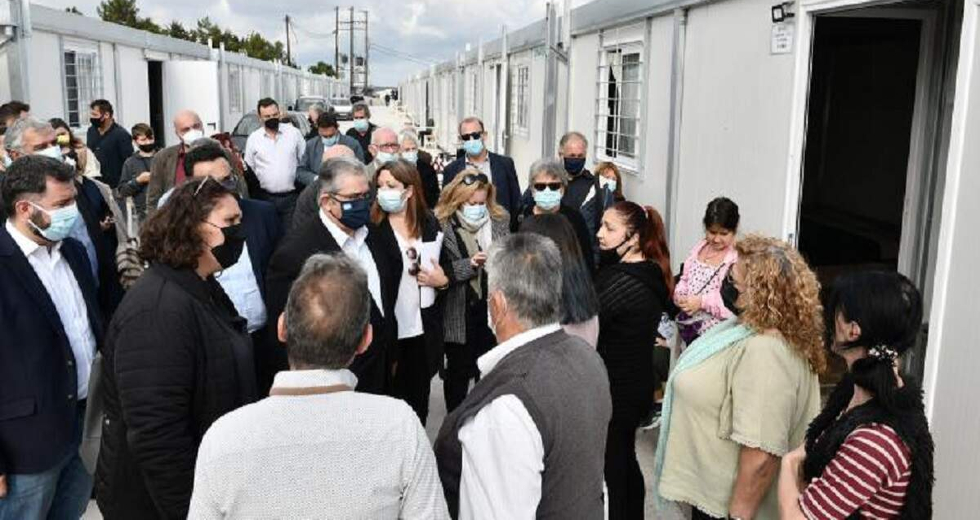 Στο Αρκαλοχώρι ο Δ. Κουτσούμπας: «Να υπάρξει ουσιαστική στήριξη των πληγέντων»