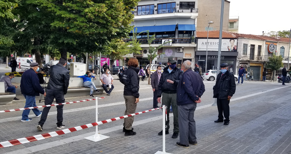 Lockdown στην Κοζάνη: Έρημη πόλη