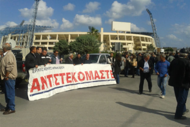 Με δυναμικό παλμό το συλλαλητήριο των Κρητών αγροτών