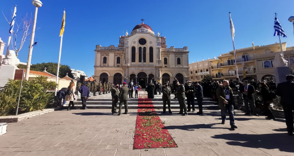 Ηράκλειο: Σε κλίμα συγκίνησης η ενθρόνιση του νέου αρχιεπισκόπου Κρήτης
