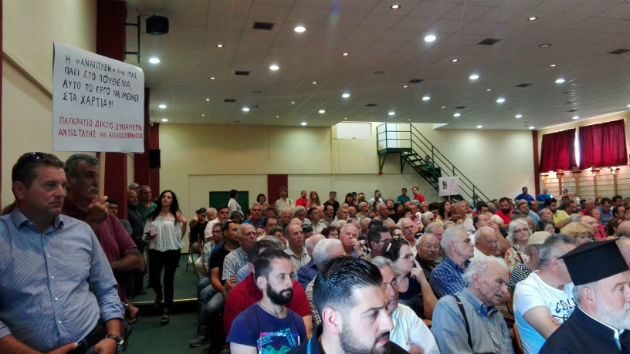 Σε κλίμα έντασης η εκδήλωση ενημέρωσης για το αεροδρόμιο Καστελλίου