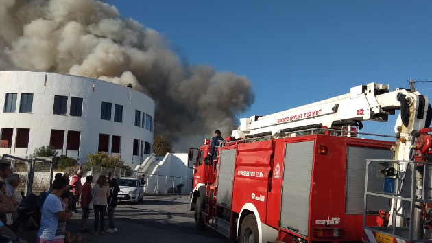 Έσβησε η φωτιά στις εστίες του Πανεπιστημίου Κρήτης στην Κνωσό