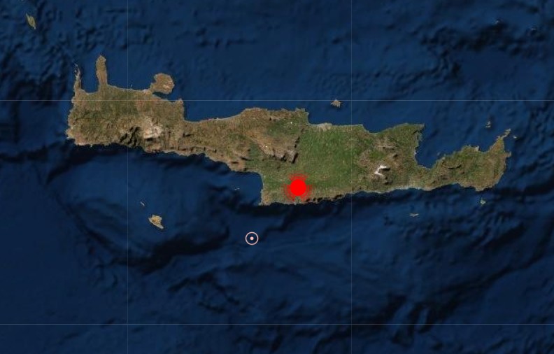 Σεισμός 4,5 Ρίχτερ στη νότια Κρήτη
