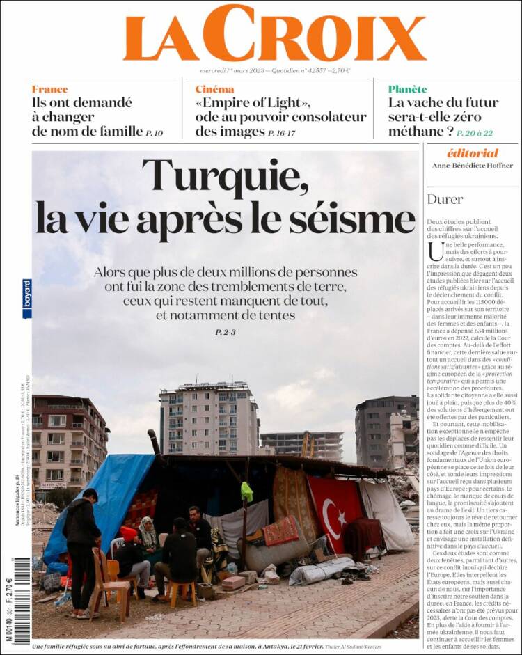 Ανασκόπηση ξένου τύπου 1.3.2023