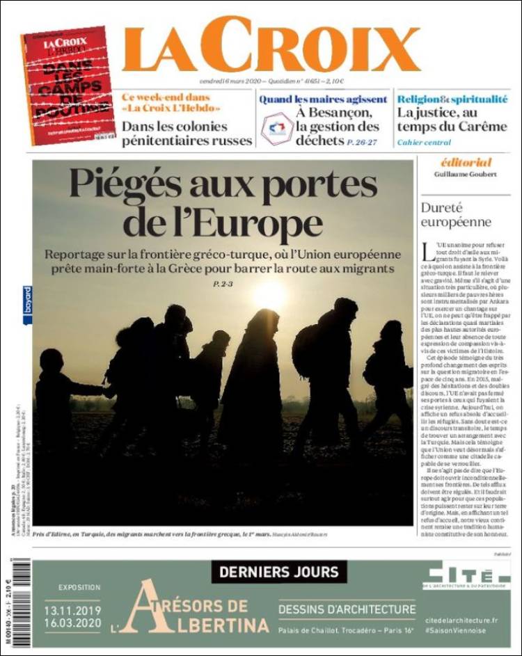 Ανασκόπηση διεθνούς Τύπου 6.3.2020