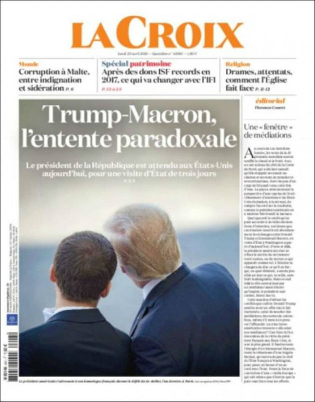 Ανασκόπηση διεθνούς Τύπου – 23.04.2018