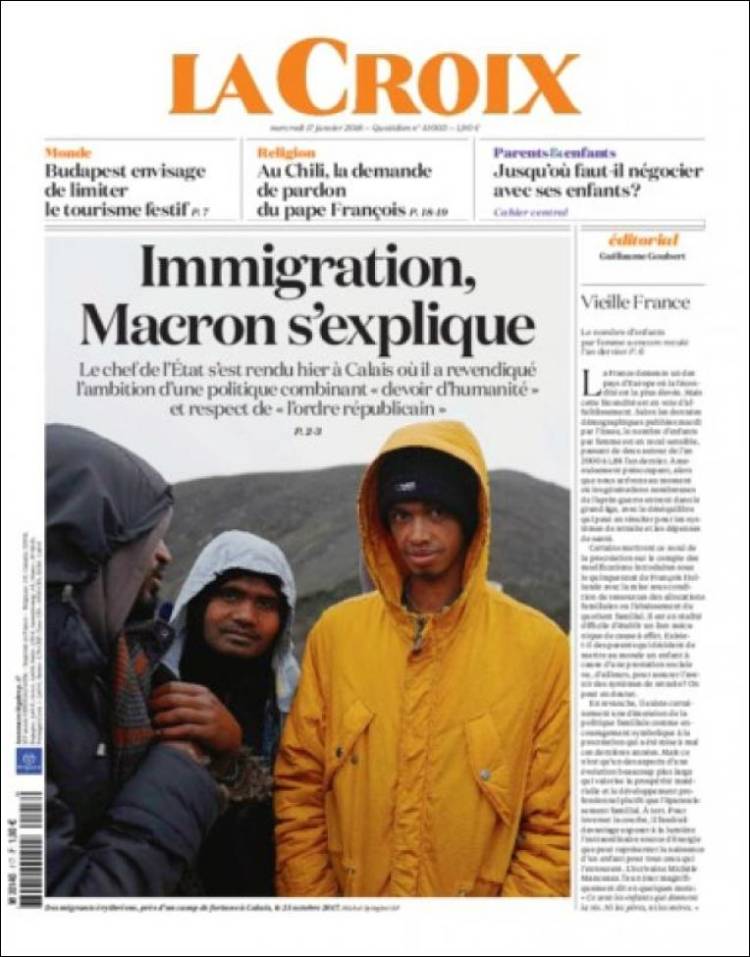 Ανασκόπηση διεθνούς Τύπου 17.01.2018