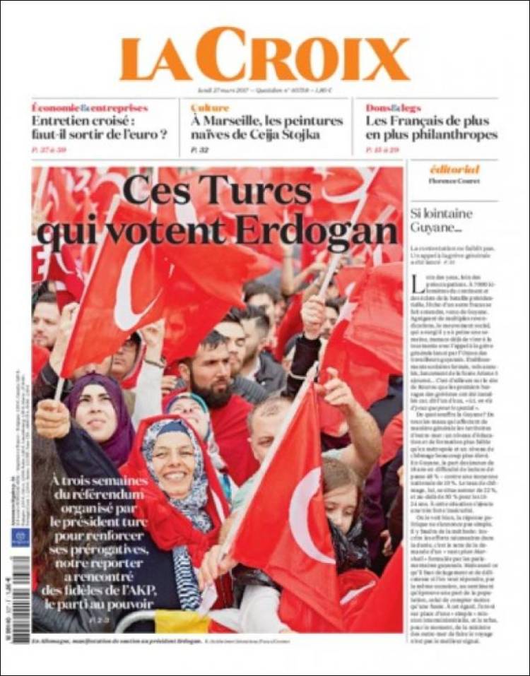 Ανασκόπηση διεθνούς Τύπου 27.03.2017