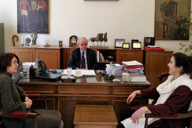 Περιοδεία Κονιόρδου στην Κρήτη για τα έργα Πολιτισμού