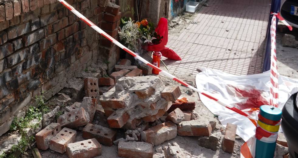 Νεκρός 22χρονος που καταπλακώθηκε από τοίχο στη Λάρισα