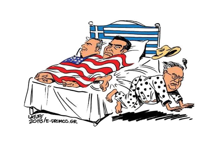 Σκίτσο του Λατούφ για την παραίτηση Κοτζιά