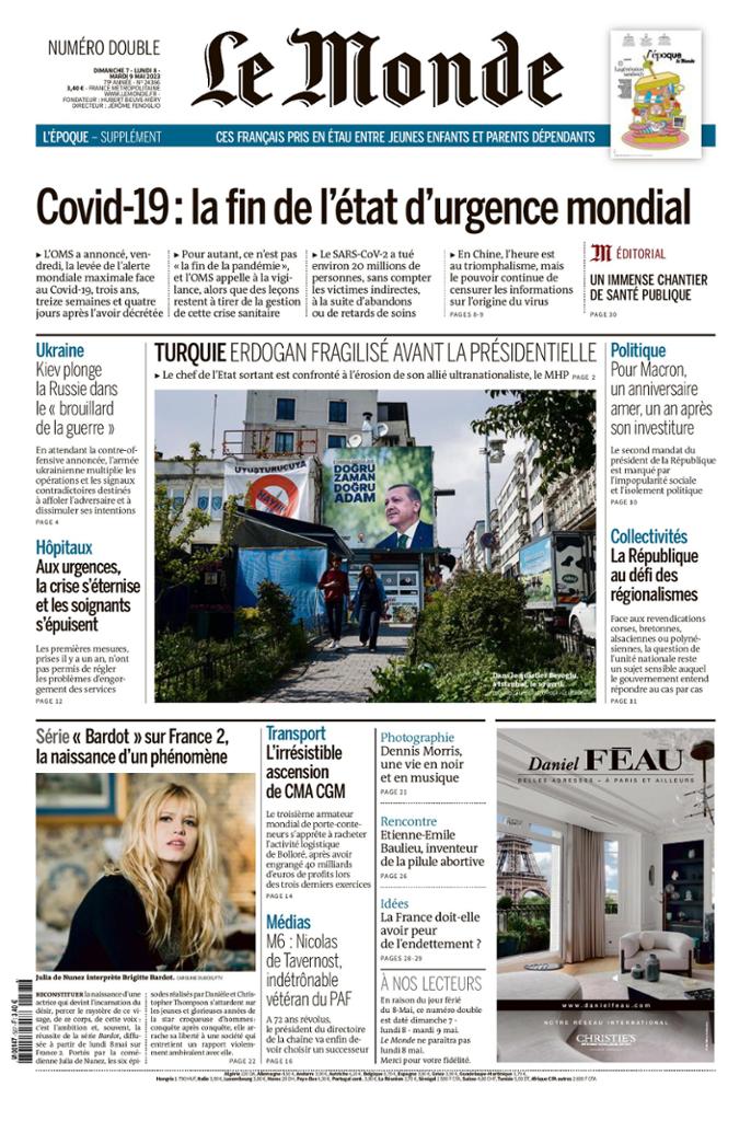 Ανασκόπηση διεθνούς Τύπου 8.5.2023