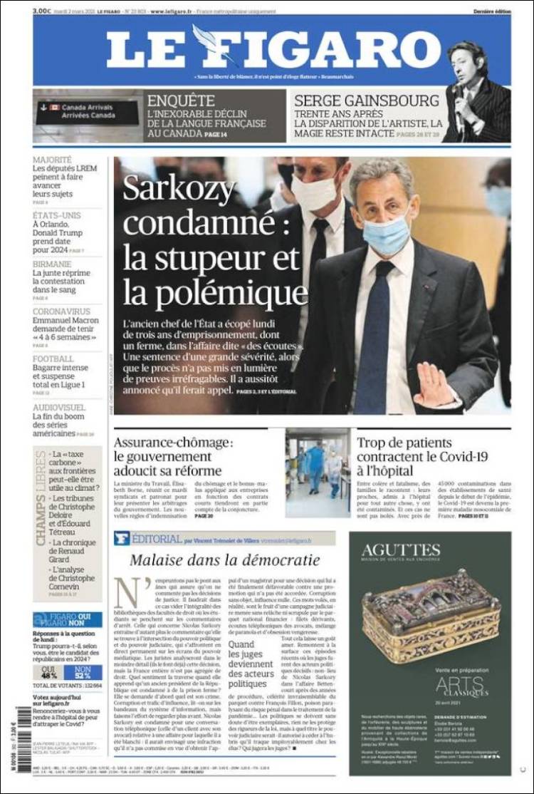 Ανασκόπηση διεθνούς Τύπου 2.3.2021