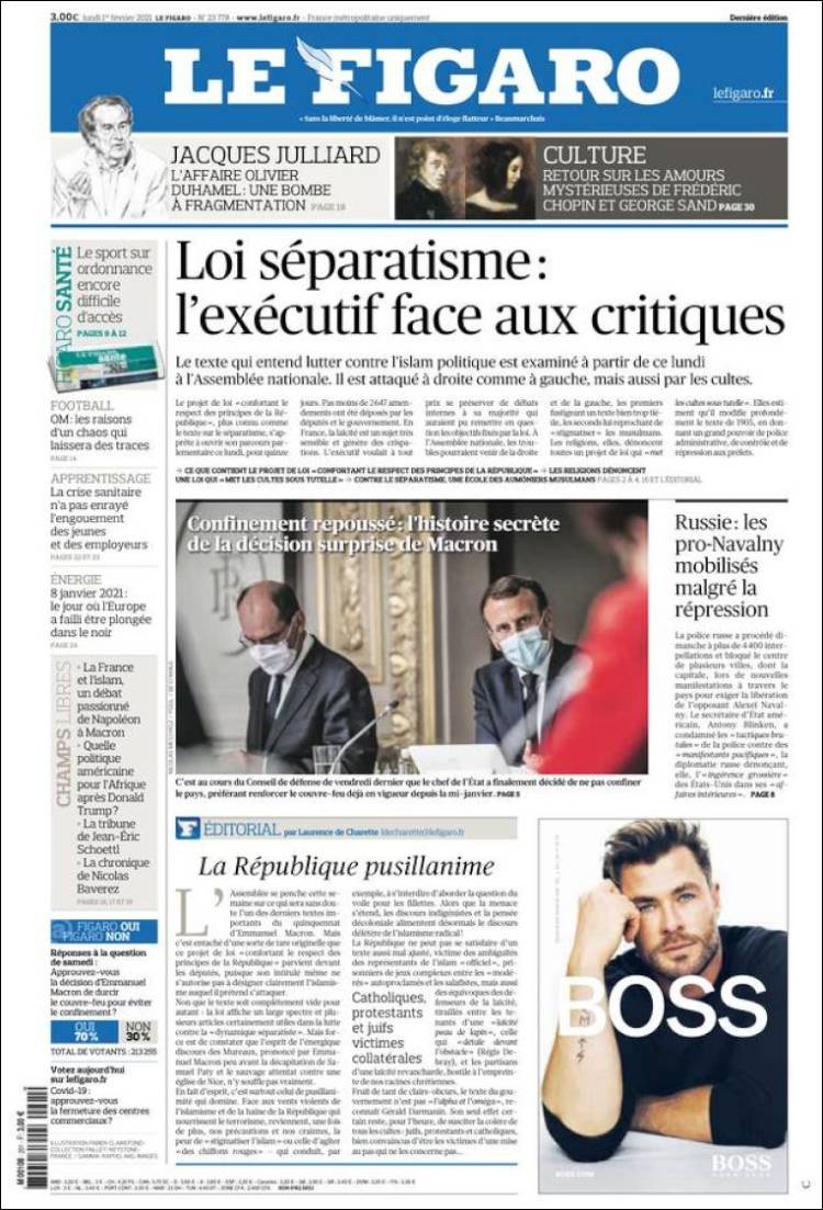 Ανασκόπηση διεθνούς Τύπου [1.2.2021]