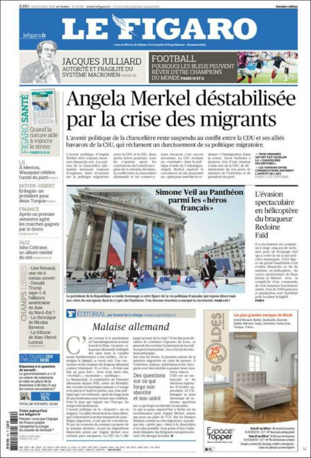 Ανασκόπηση διεθνούς Tύπου – 02.07.2018