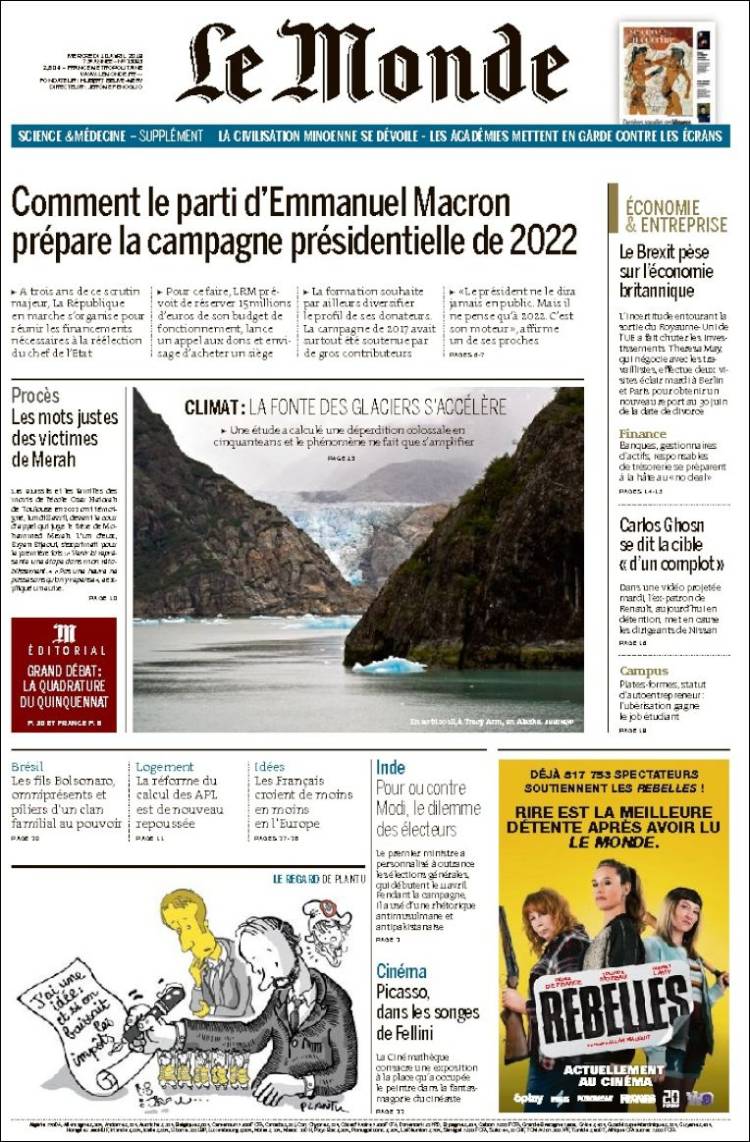Ανασκόπηση διεθνούς Τύπου 10.4.2019