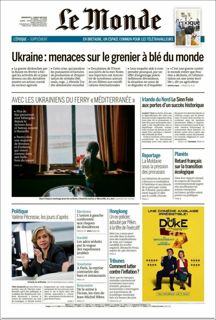 Ανασκόπηση διεθνούς Τύπου 9.5.2022