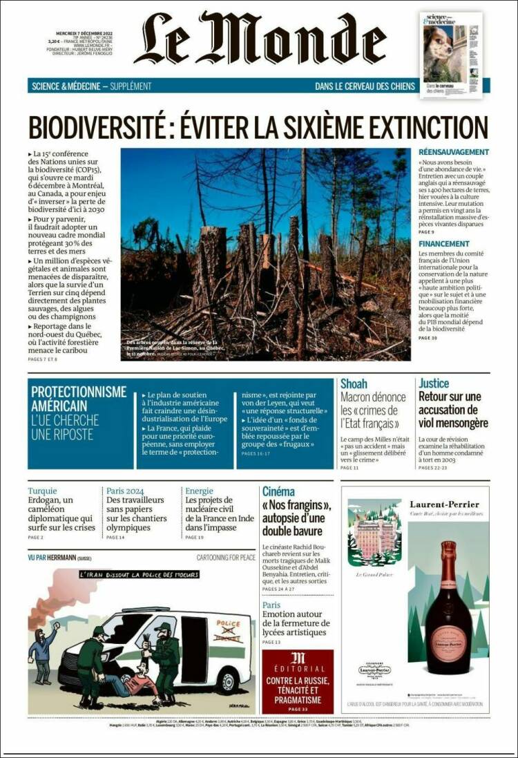 Ανασκόπηση διεθνούς Τύπου 7.12.2022
