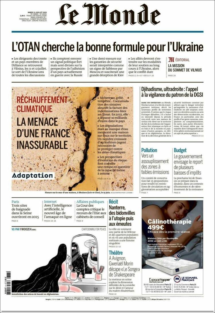 Ανασκόπηση διεθνούς Τύπου 11.7.2023