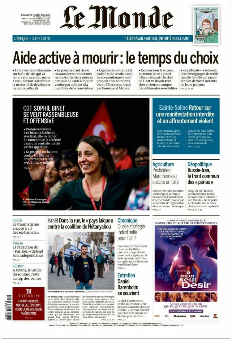 Ανασκόπηση ξένου τύπου 3.4.2023
