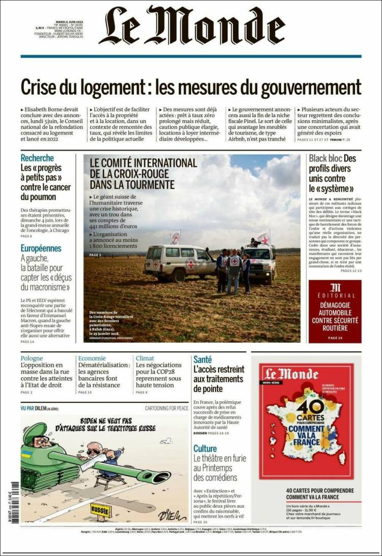 Ανασκόπηση διεθνούς Τύπου 6.6.2023