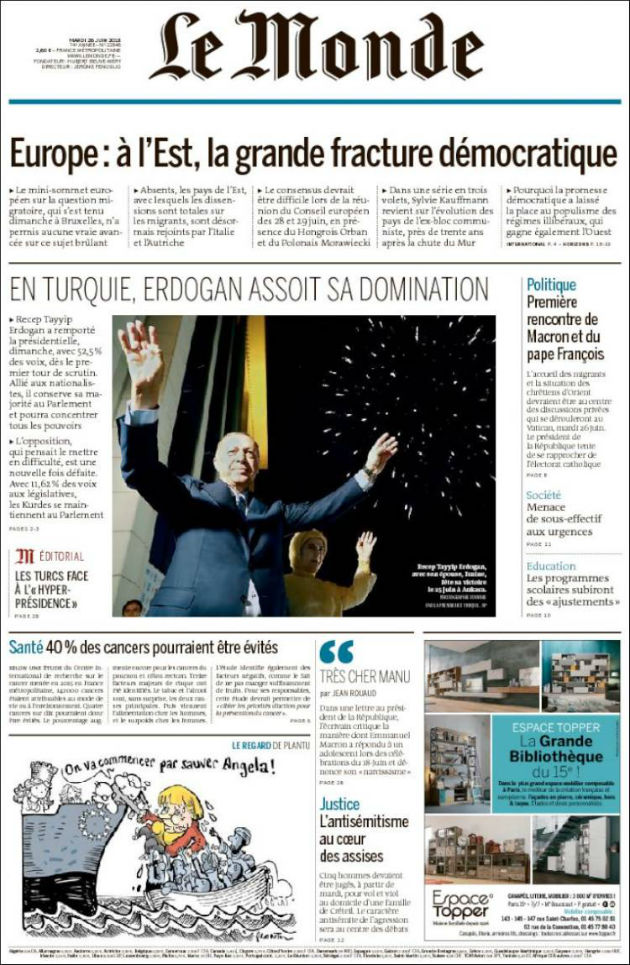 Ανασκόπηση διεθνούς Τύπου – 26.62.2018