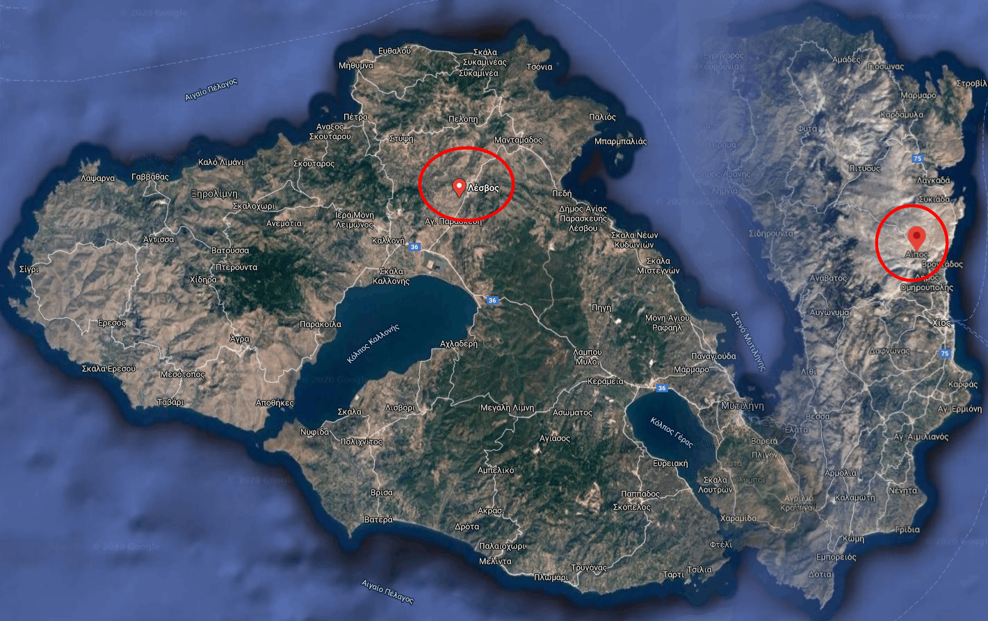 Ξεσηκωμός σε Χίο και Λέσβο