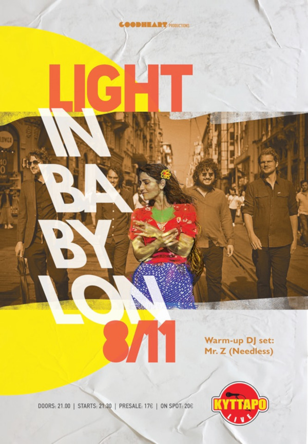 Οι Light In Babylon για πρώτη φορά στην Αθήνα!
