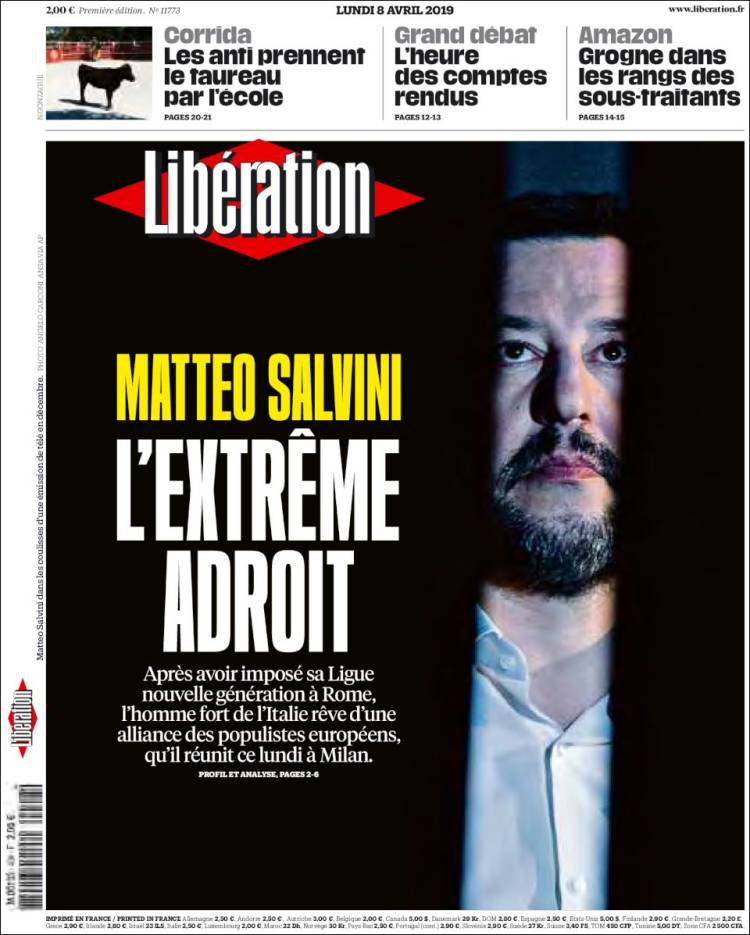 Ανασκόπηση διεθνούς Τύπου 8.4.2019