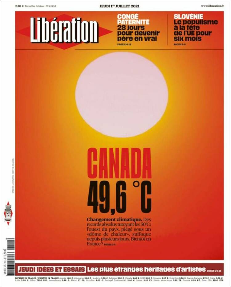 Ανασκόπηση διεθνούς Τύπου 1.7.2021