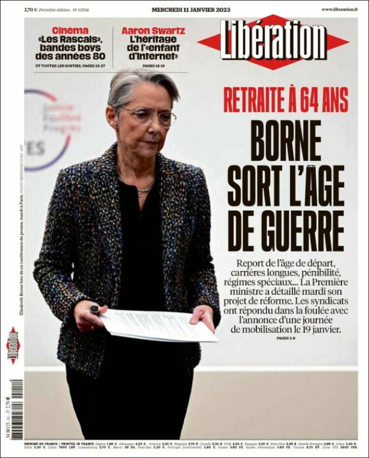 Ανασκόπηση διεθνούς Τύπου 11.1.2023