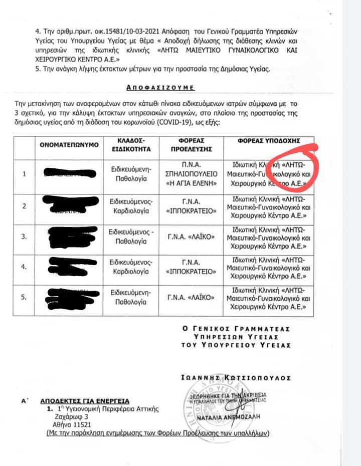 Παίρνουν γιατρούς από το ΕΣΥ για να τους βάλουν στις ιδιωτικές κλινικές