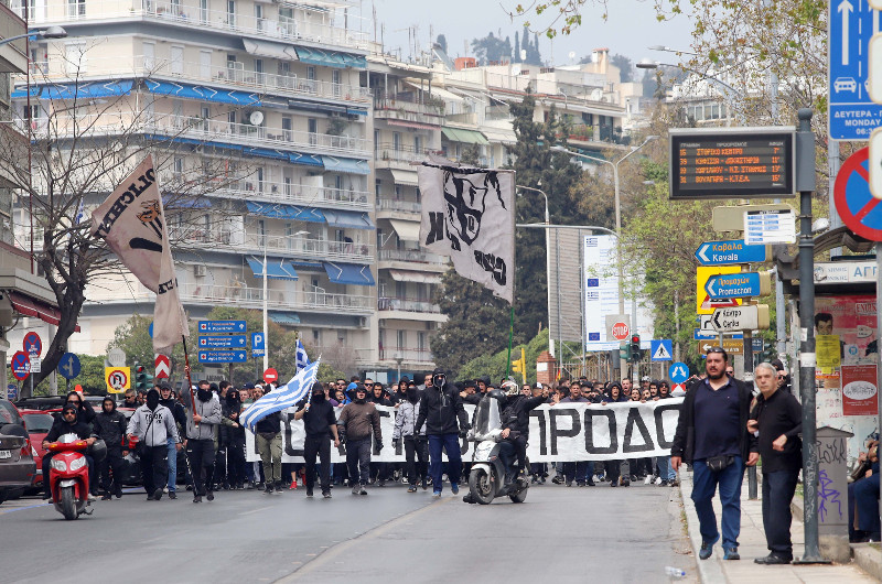 Πλήθος αντιδράσεων για τη φασιστική φιέστα στη Θεσσαλονίκη