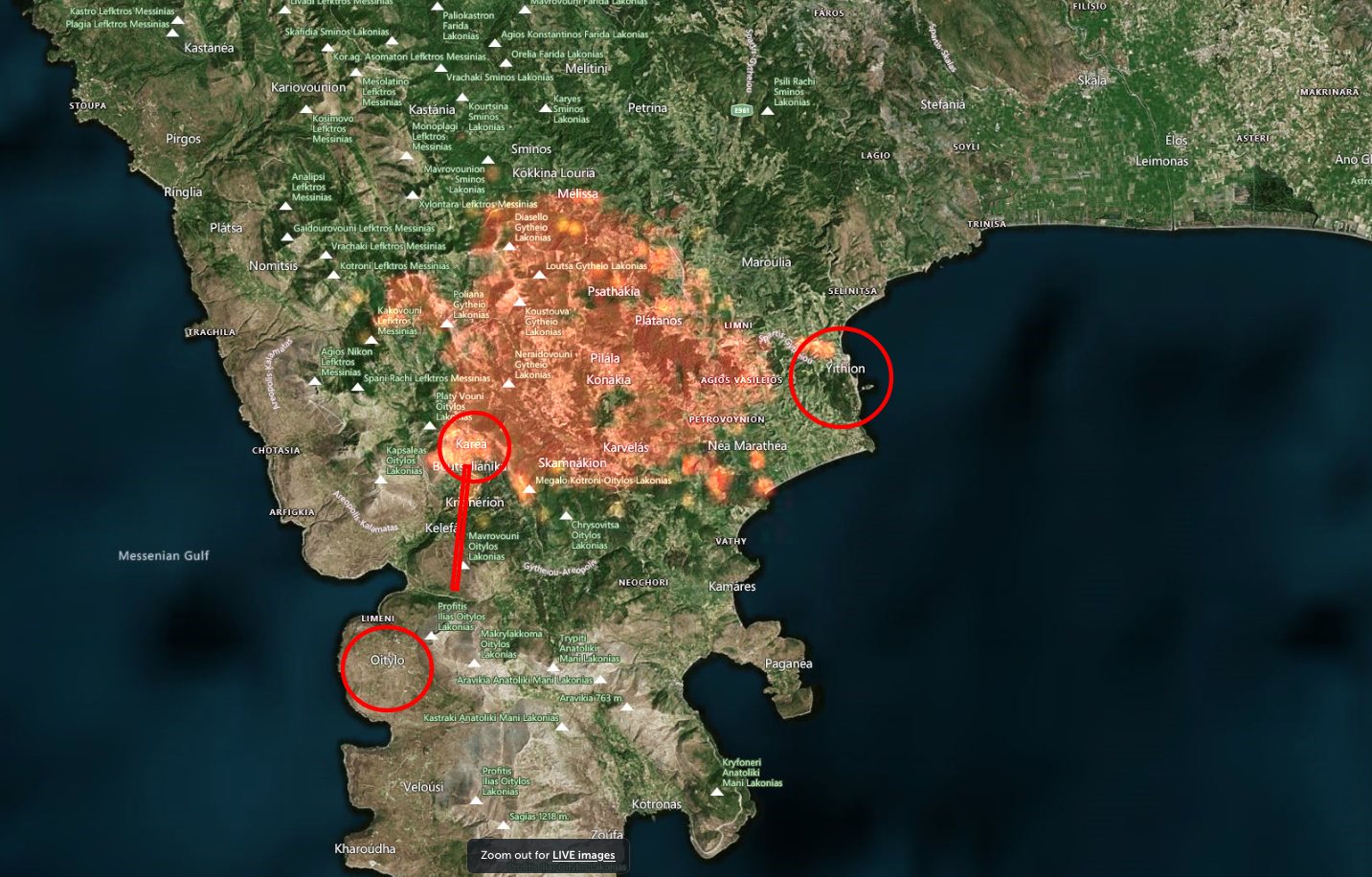 Φλέγεται για ακόμα ένα βράδυ η Εύβοια – μέτωπα και σε άλλες περιοχές