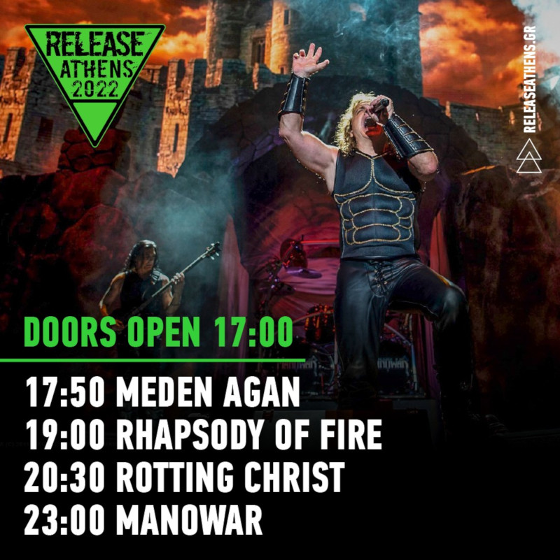 Release Athens: Έφτασε η ώρα για Manowar και Rotting Christ