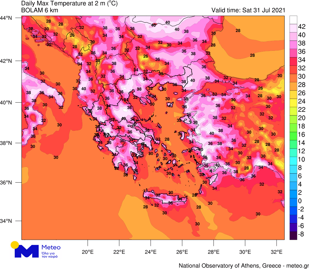 Δυσμενείς καιρικές συνθήκες σε όλη τη χώρα εξαιτίας του καύσωνα