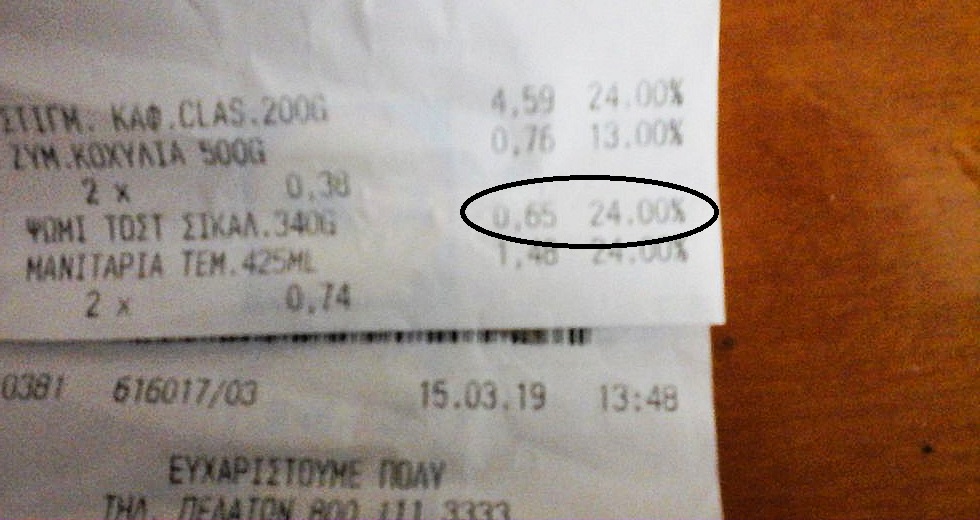 Τι άλλαξε με τη μείωση του ΦΠΑ στον λογαριασμό του σουπερμάρκετ