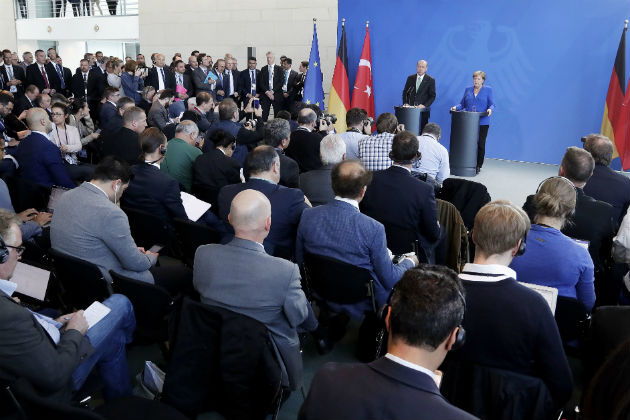 Επεισοδιακή η συνέντευξη Τύπου Μέρκελ-Ερντογάν