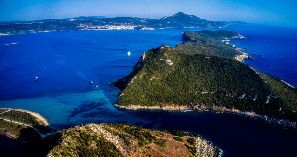 Η παραλία της Βοϊδοκοιλιάς από ψηλά