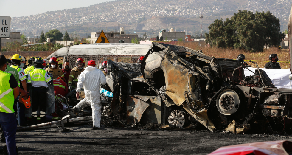 Μεξικό: Τραγωδία στην άσφαλτο – Φορτηγό έπεσε πάνω σε έξι ΙΧ που πήραν φωτιά
