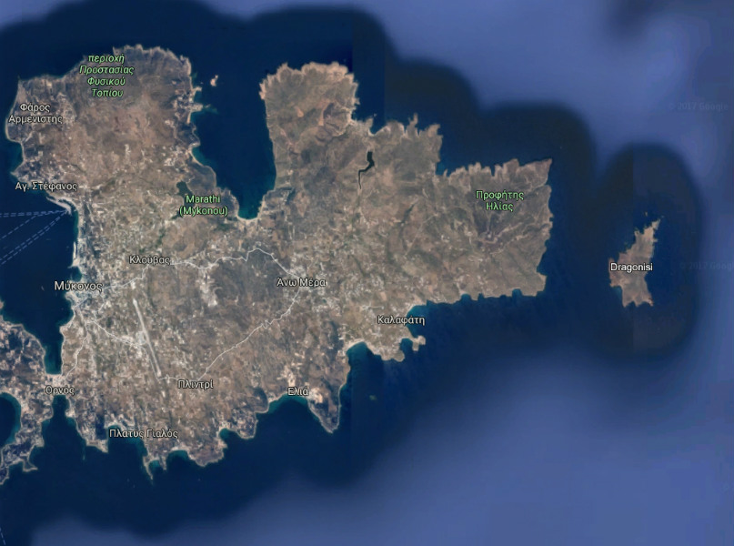 Προσάραξη φορτηγού πλοίου κοντά στη Μύκονο