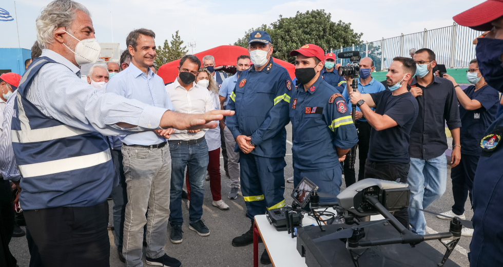 Στο Αρκαλοχώρι ο Κυριάκος Μητσοτάκης