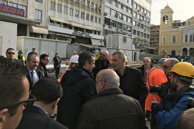 Στον Πειραιά ο αρχηγός της Νέας Δημοκρατίας