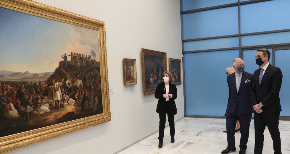Εγκαίνια στην Εθνική Πινακοθήκη με φόντο την επέτειο της 25ης Μαρτίου