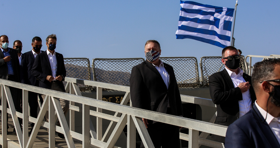 Αβρότητες Μητσοτάκη-Πομπέο με το βλέμμα στην Άγκυρα
