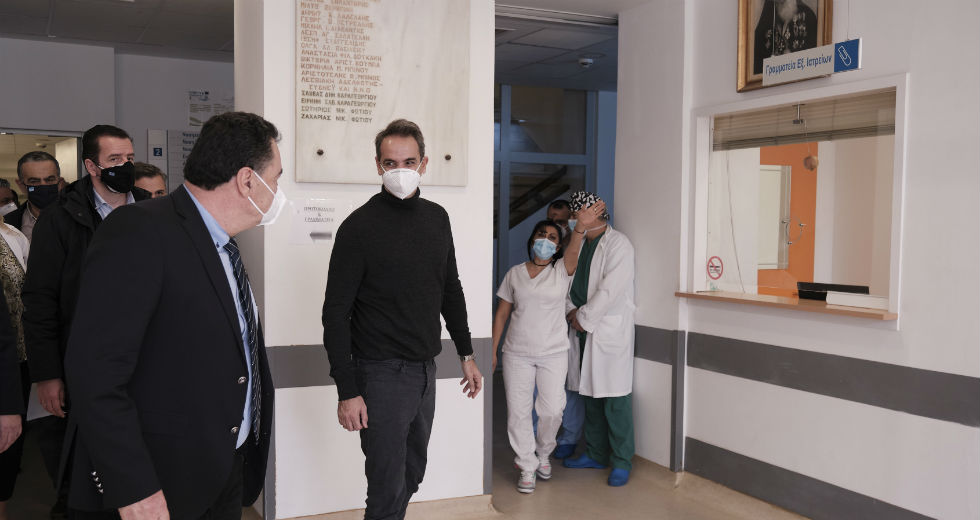 Περιοδεία Κ. Μητσοτάκη στη Λέσβο
