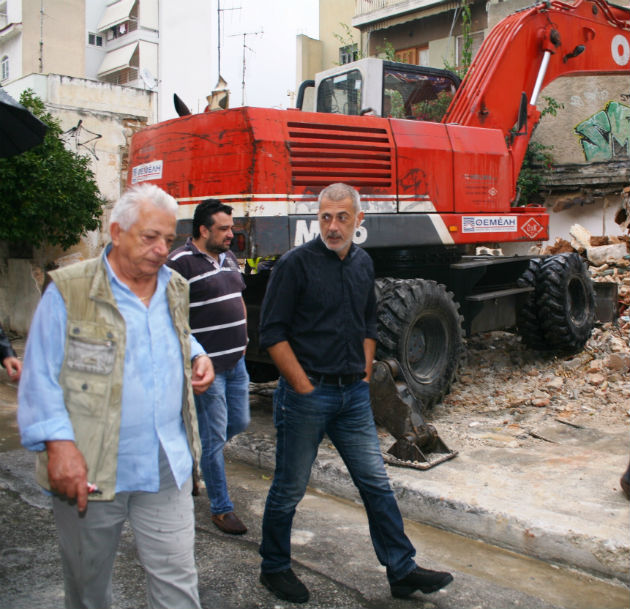 Κατεδάφιση επικίνδυνων ακινήτων στην Παλαιά Κοκκινιά